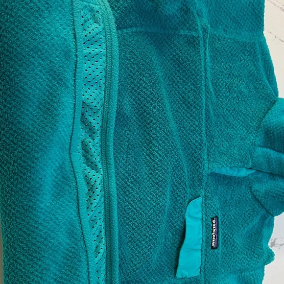 Patagonia Re-Tool Snap- T Aqua Turquoise Fleece Jacket Women’s size S - Picture 10 of 16